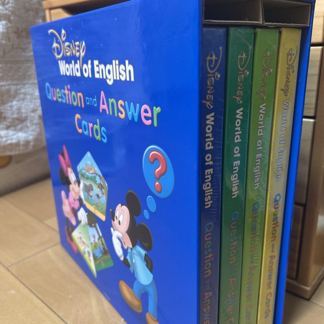 【未開封】Disney World of English Q&Aカード dwe