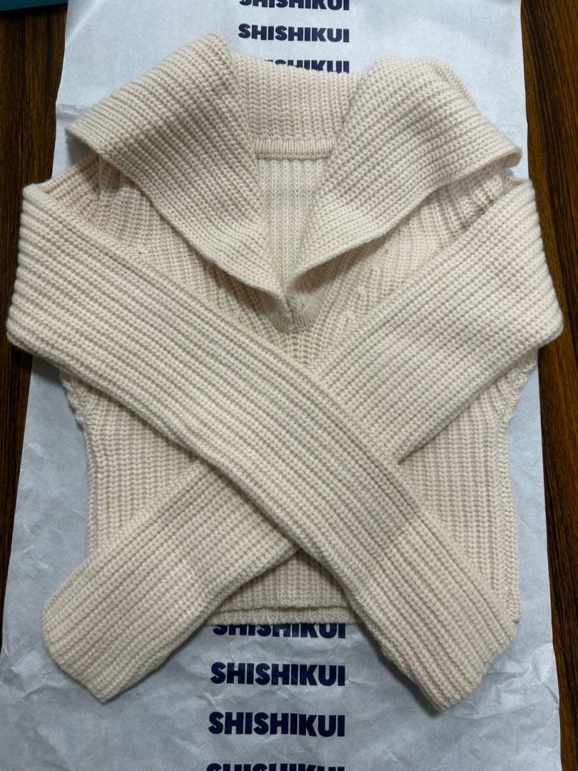 新品未使用　SHISHIKUI eri セーラーカラーニット　シシクイ