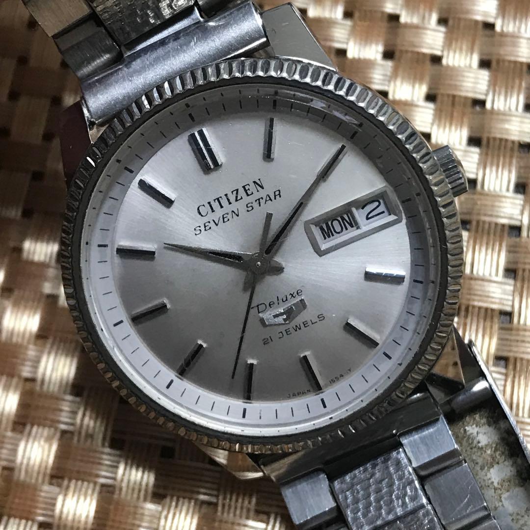 CITIZEN 7STAR Deluxe オートマチック自動巻 ATメンズ腕時計