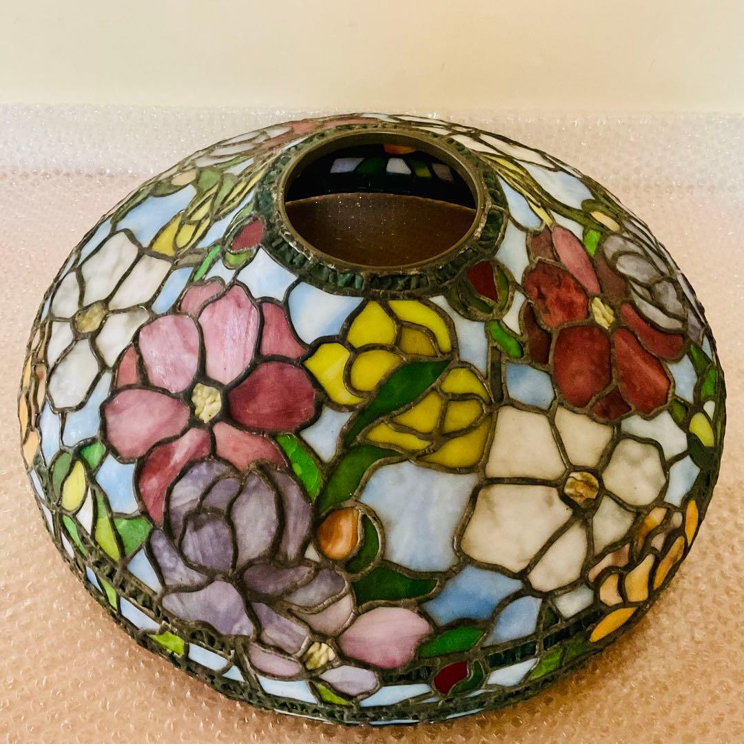 ⭐️がんも様 御専用⭐️【ヴィンテージ】ステンドグラスランプ フラワースカイ