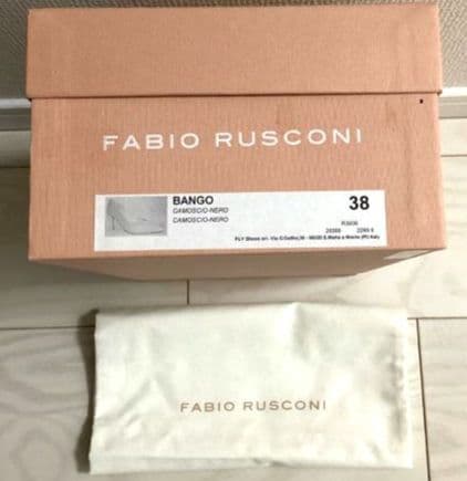 ファビオルスコーニ　Vカット　スエードパンプス　裏貼り済み　38