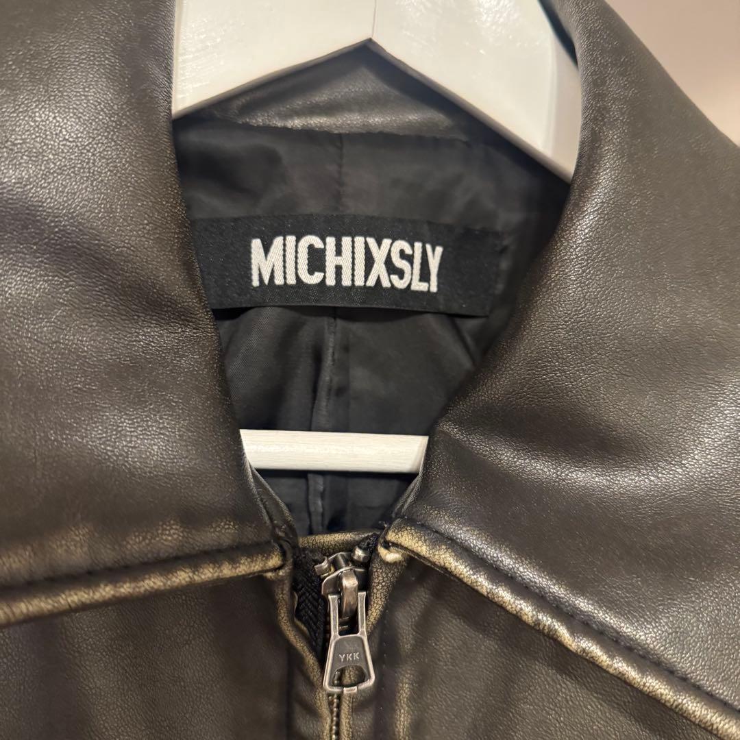 MICHIXSLY F／LEATHER ジャケット