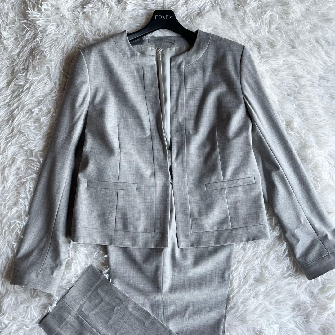 【高級】 セオリーリュクス EXECUTIVE パンツスーツ 大きいサイズ 44