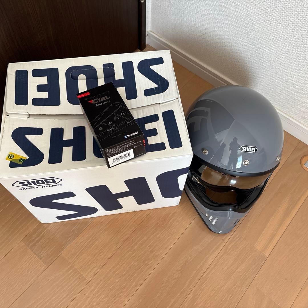 SHOEI EX-ZERO グレー ヘルメット インカム付