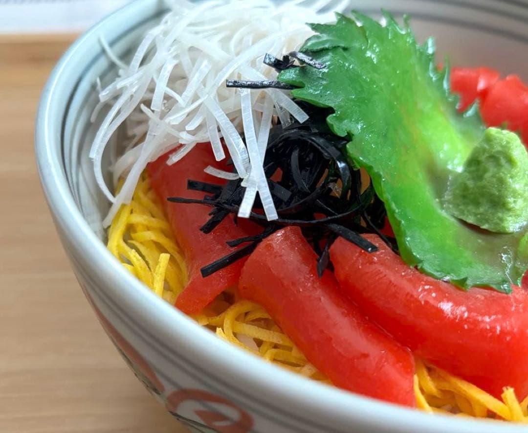 SALE✩.*˚イワサキ・ビーアイ 岩崎(株) 食品サンプル マグロ丼 置物