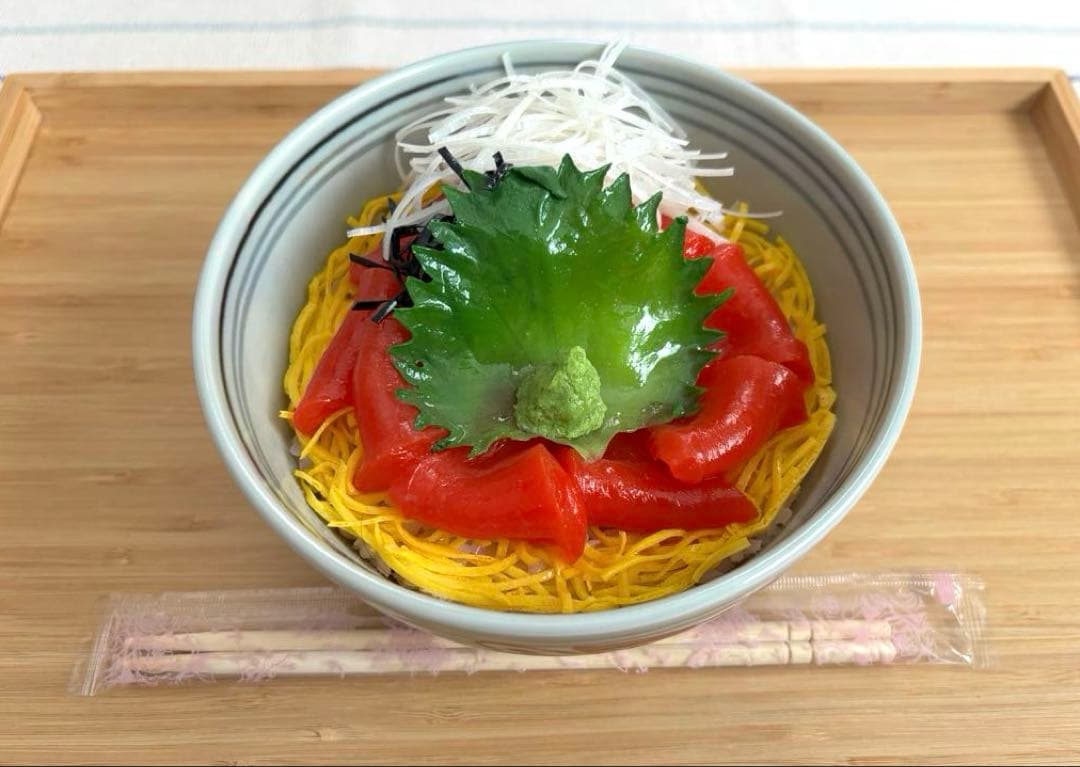 SALE✩.*˚イワサキ・ビーアイ 岩崎(株) 食品サンプル マグロ丼 置物