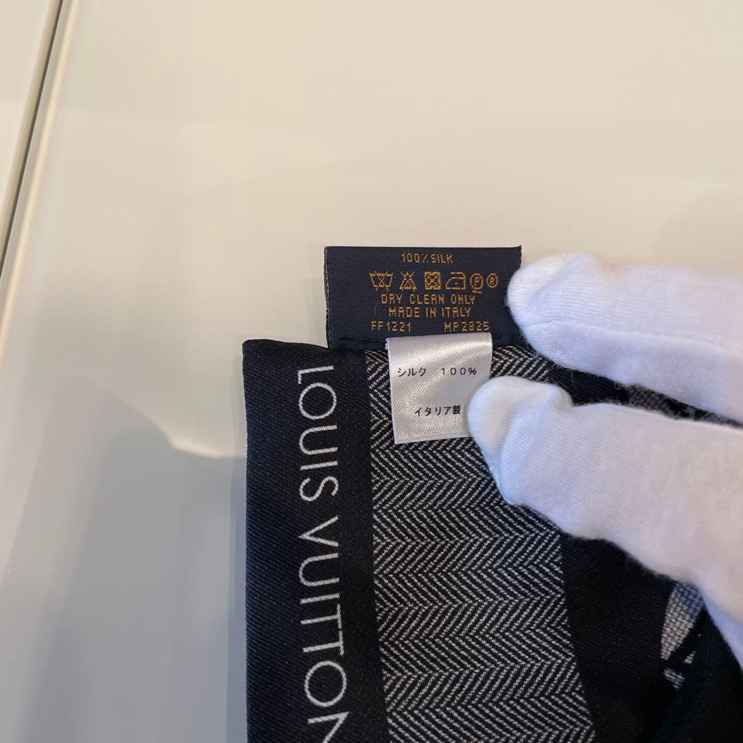 美品LOUIS VUITTON バードーSINCE1854スカーフモノグラム