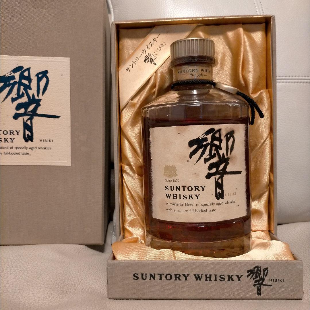 希少 響 古酒 旧ラベル 金キャップ 金ラベル HIBIKI 日本ウイスキー