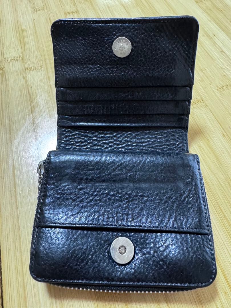 最終値下げCHROME HEARTS クロムハーツ SQ ZIP財布原本