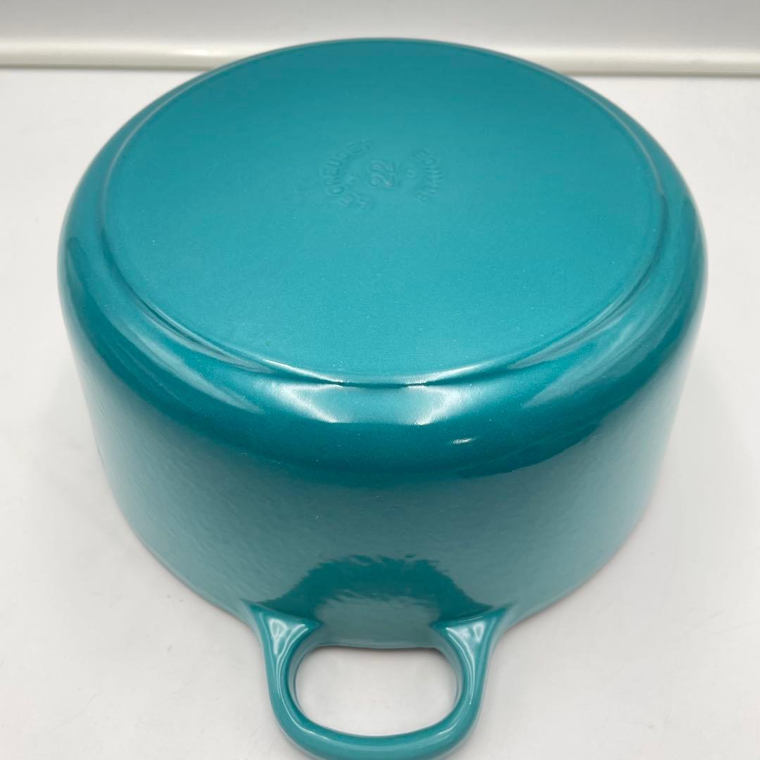 ル・クルーゼ　ココット・ロンド 22cm カリビアンブルー