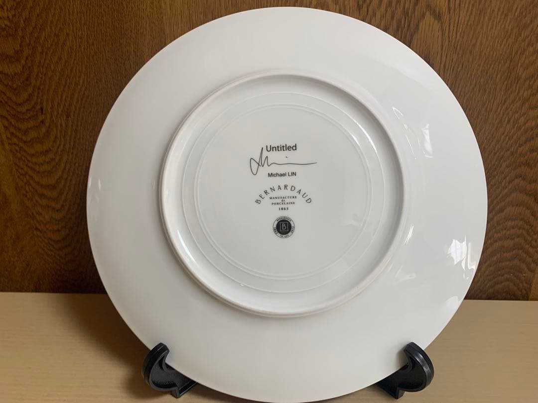 BERNARDAUD / ベルナルド　150周年　マイケル•リン　プレート　４枚