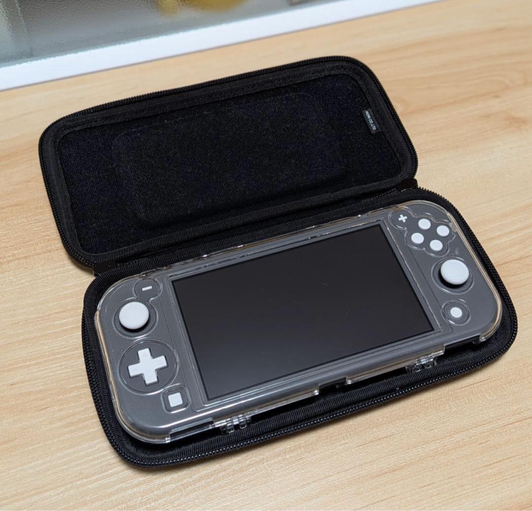 Nintendo Switch Lite 本体 グレー カバー・ケース・フィルム