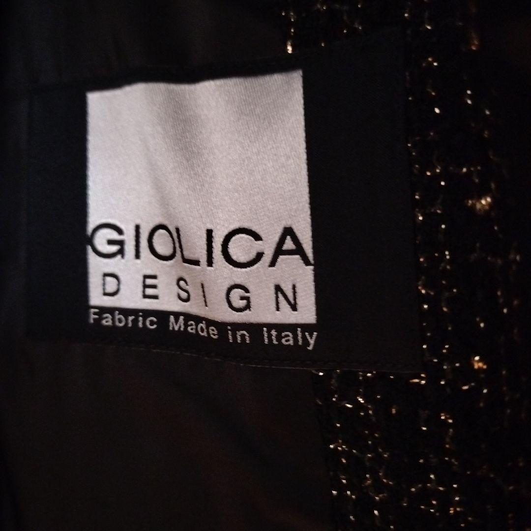M*U様 23区 GIOLICA ツイード　ノーカラーボタンジャケット 44