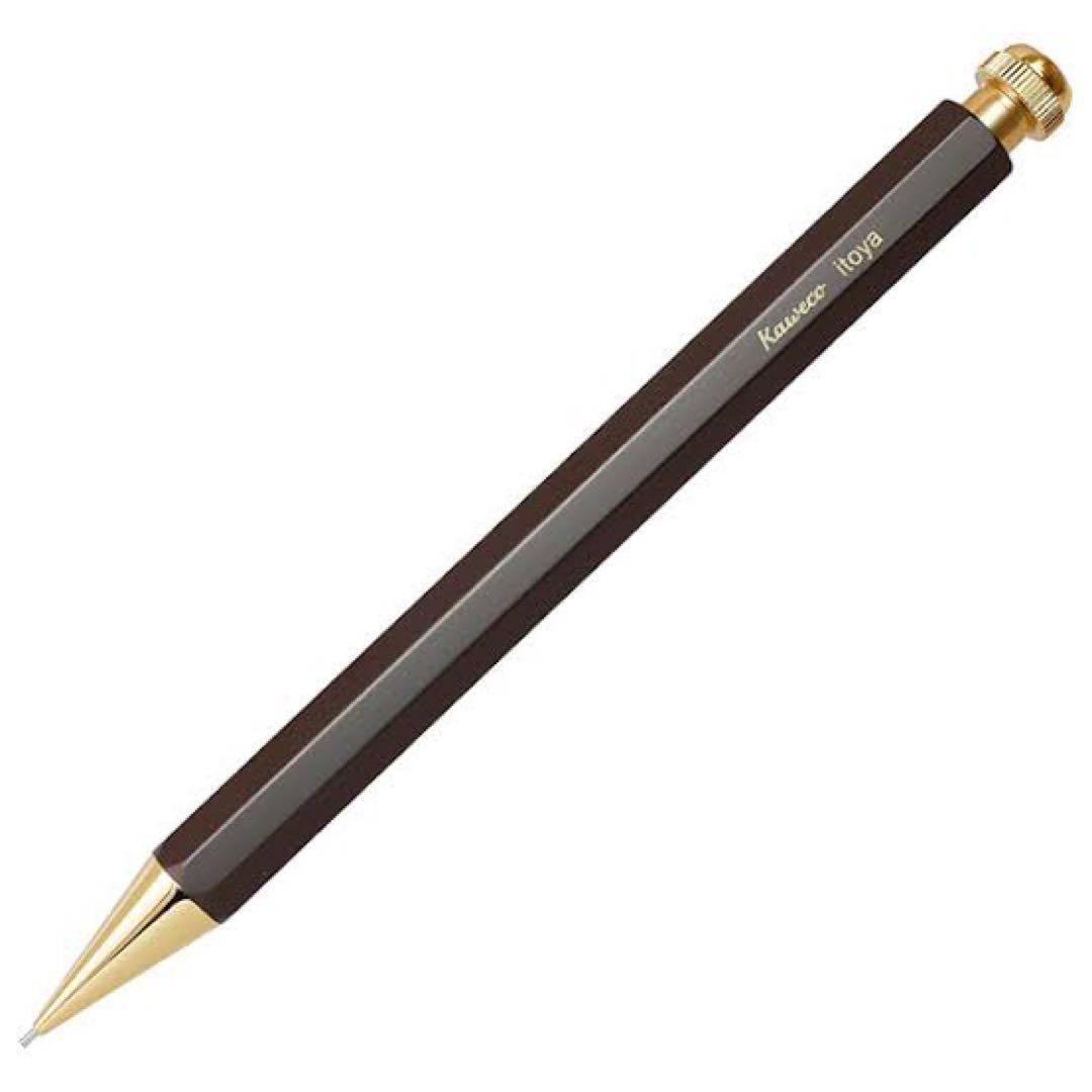 伊東屋限定　カヴェコスペシャル オリーブブラウン　ペンシル　0.5mm ケース付