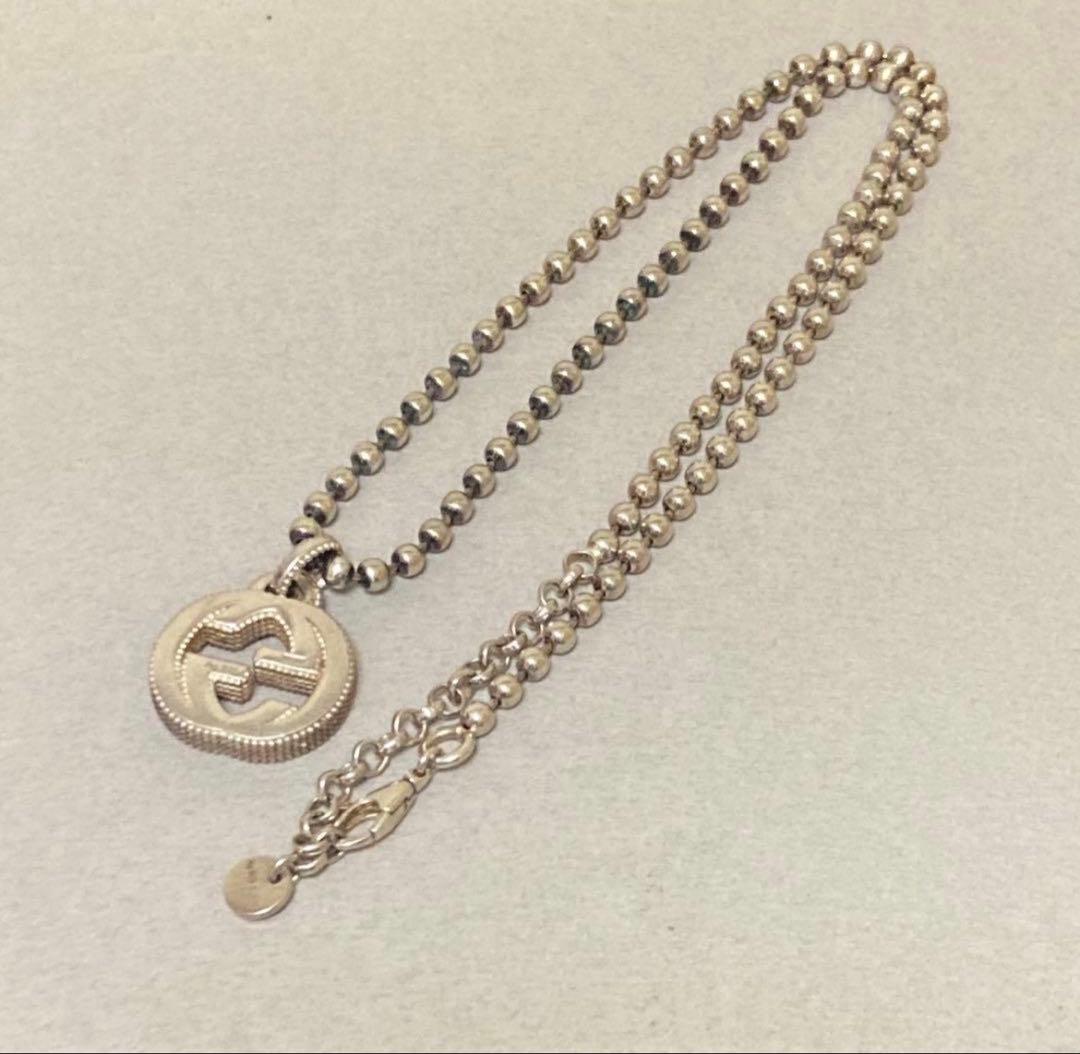 ✨本日限定価格GUCCI ネックレス インターロッキング GG シルバー刻印あり