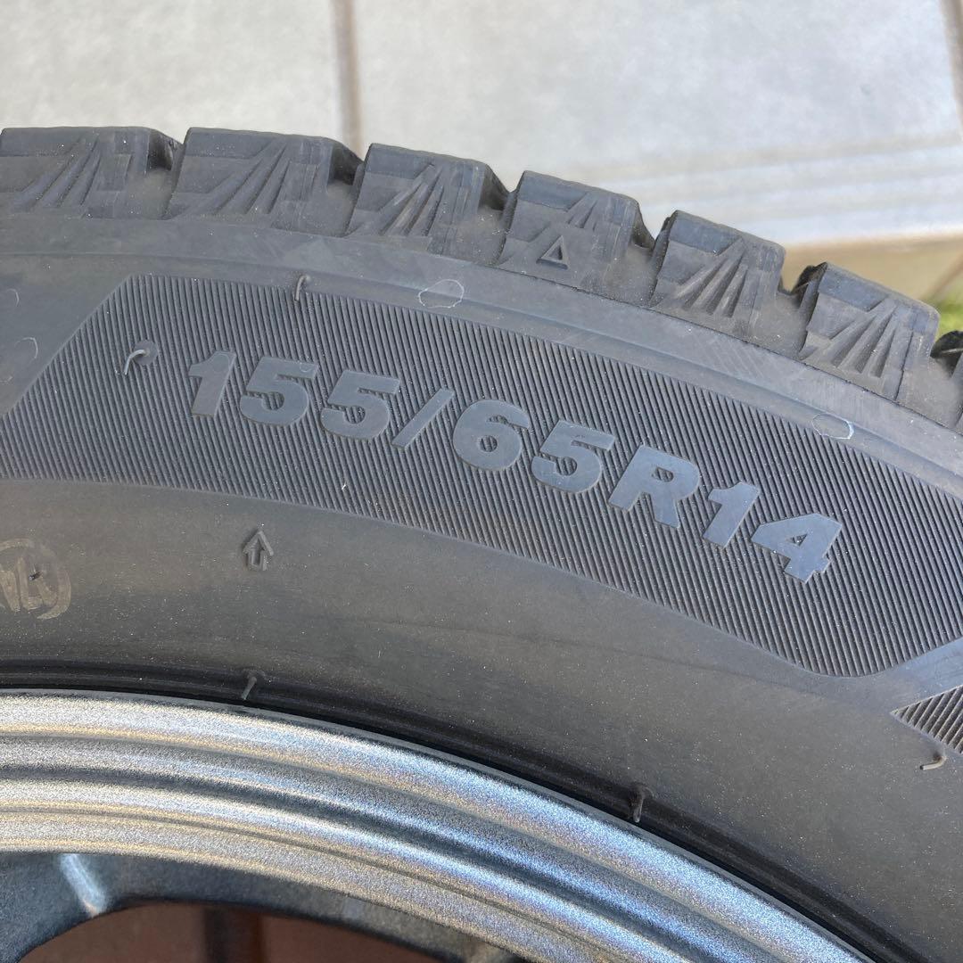 ブリヂストン スタッドレスタイヤ 155/65R14 ホイールセット②