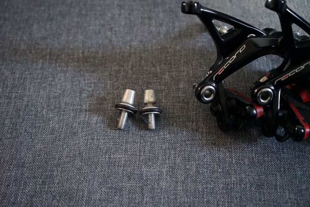 Campagnolo Record キャリパーブレーキ ブラック/レッド