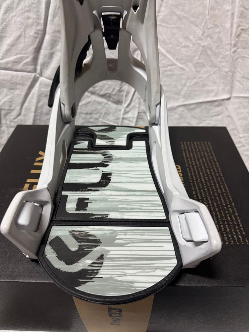 Flux Re-Flex スノーボードビンディング 赤/白
