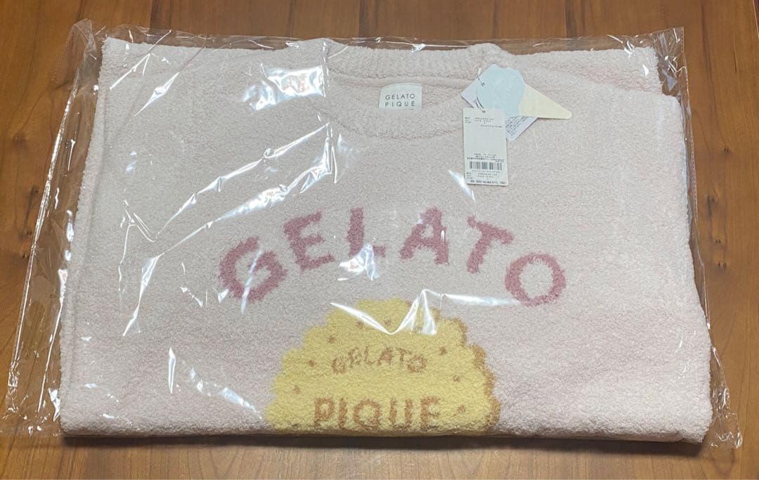 新品♡⃛ 完売品 ジェラートピケ パウダービスケットジャガード ワンピース ピンク