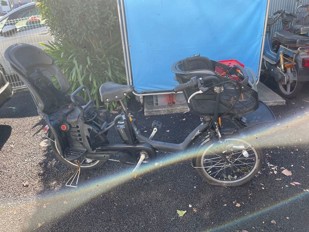 アンジェリーノ　電動自転車　チャイルドシート付き