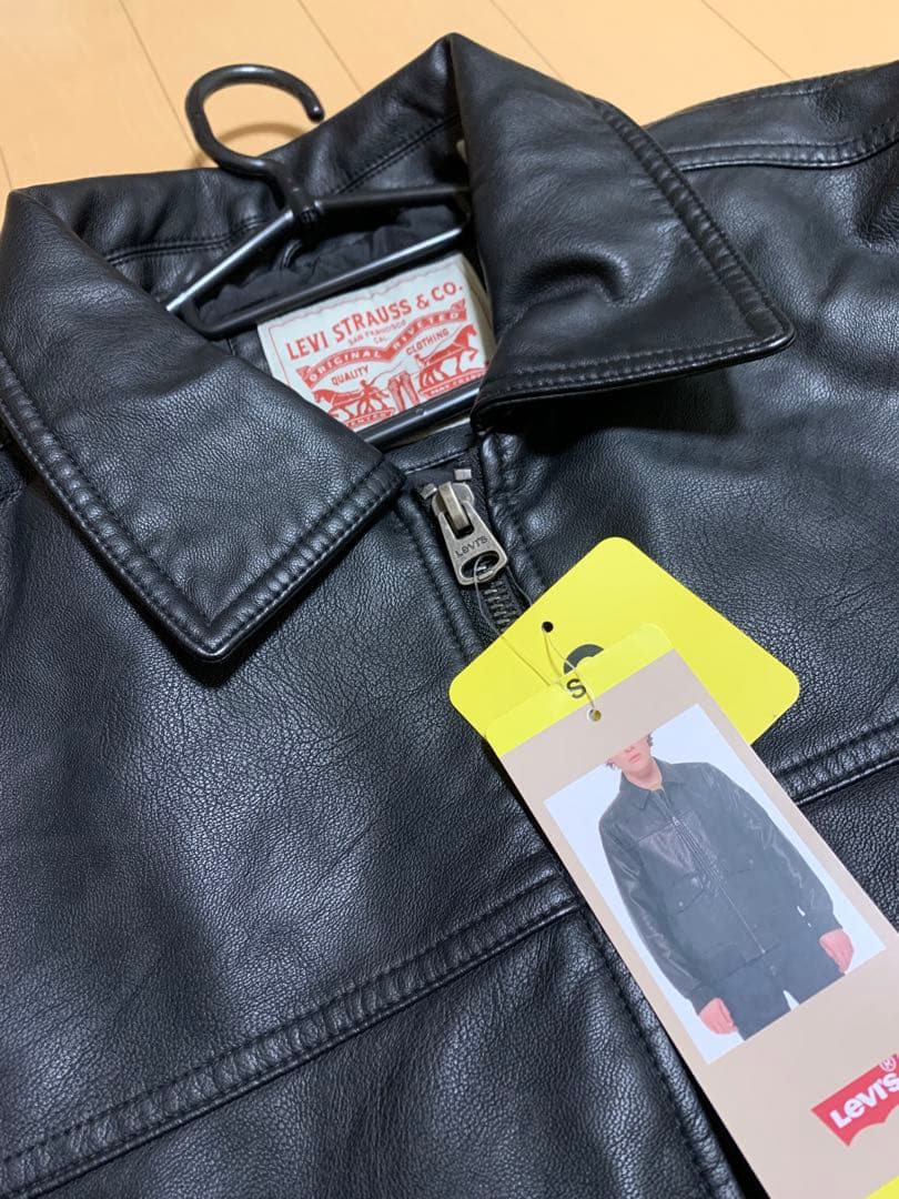 LEVI STRAUSS & CO. レザー MA-1 フライトジャケット