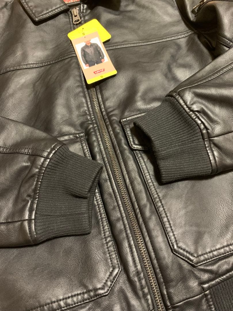 LEVI STRAUSS & CO. レザー MA-1 フライトジャケット