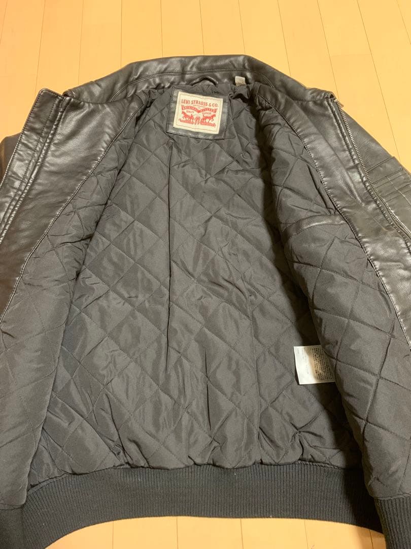 LEVI STRAUSS & CO. レザー MA-1 フライトジャケット