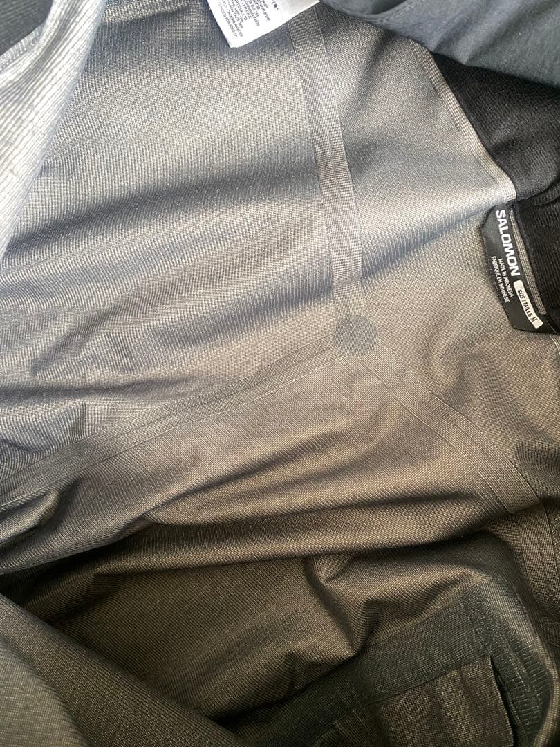 SALOMON GORE-TEX ブラックオーバーオール