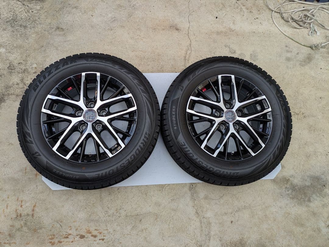 ブリヂストン VRX2 195/65R15 スタッドレス　ホイール　①　美品