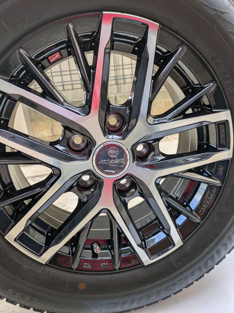 ブリヂストン VRX2 195/65R15 スタッドレス　ホイール　①　美品