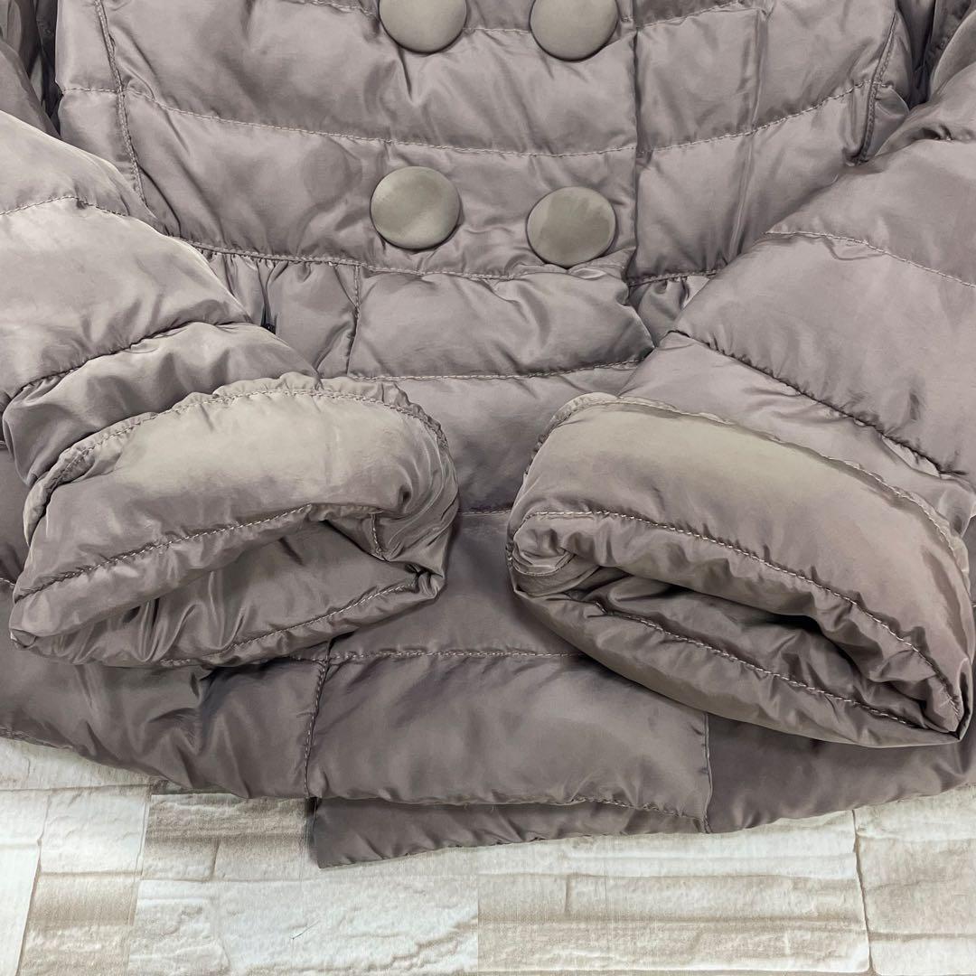 【訳アリ】モンクレール★ケリーファー　ダウンジャケット　希少　ブラウン系　1