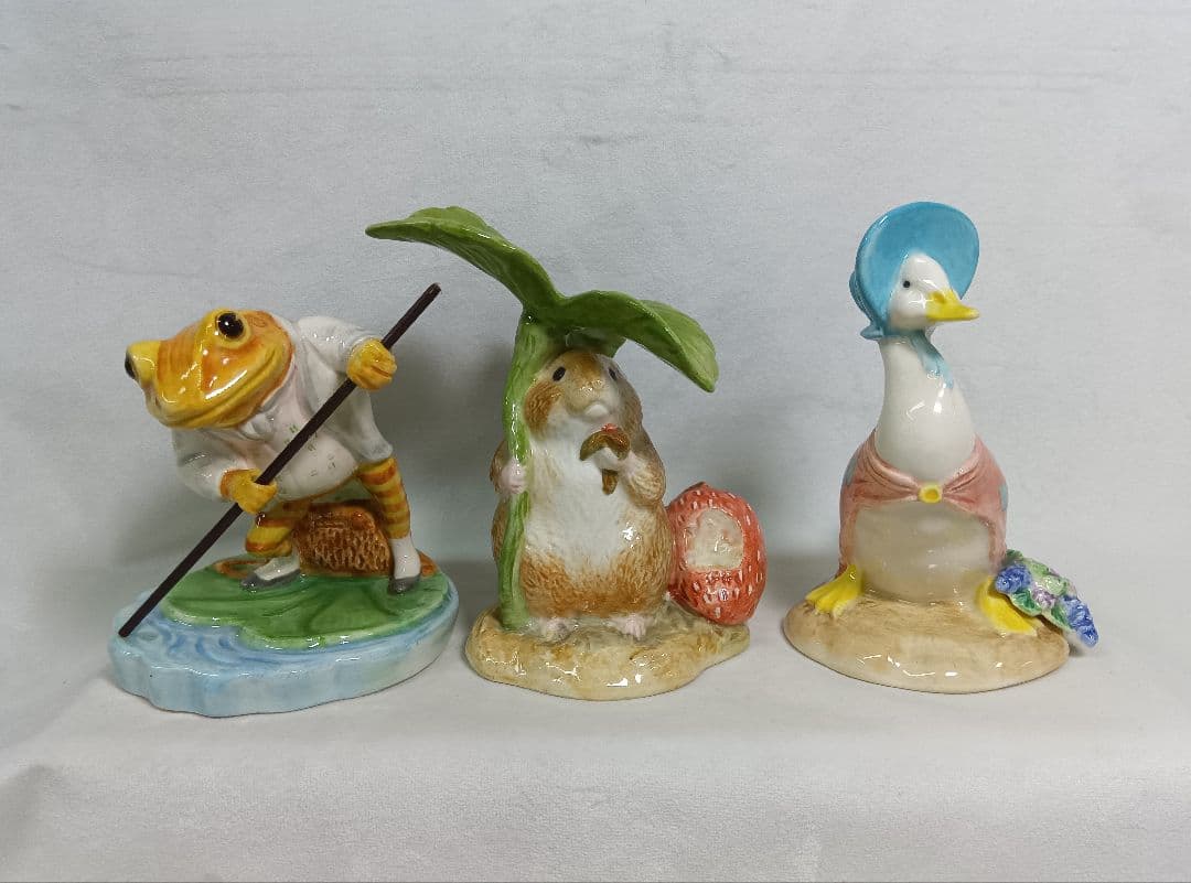 Beatrix Potter　ピーターラビット　陶器製置物　6体セット　2003