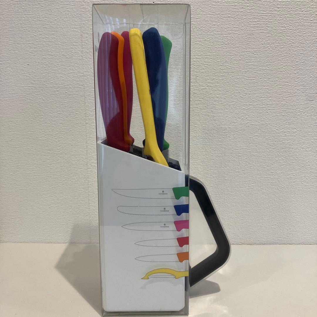 VICTORINOX（ビクトリノックス）包丁セット　スタンド　ナイフ6本スイス製