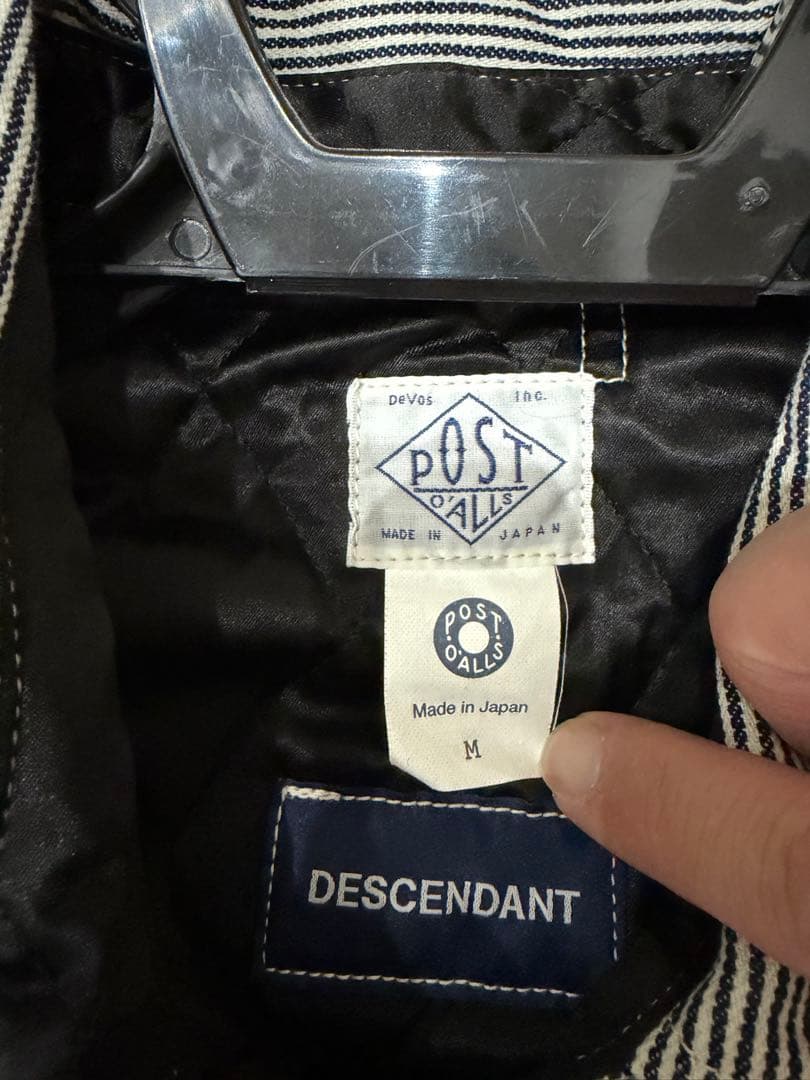 送料込★美品★1回のみ使用★ DESCENDANT ディセンダント Mサイズ