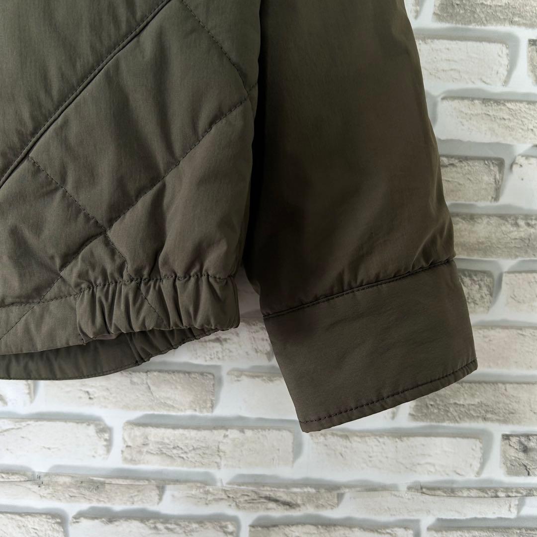 Eddie Bauer M キルティングジャケット　カーキ　美品　90s 黒タグ