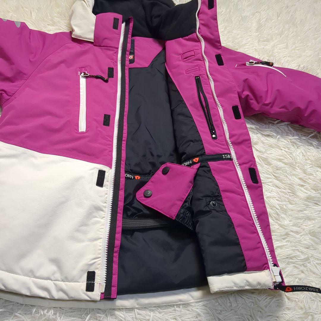 【美品✨ISBJORN✨130cm】スキー スノー スノボ ウェア セットアップ