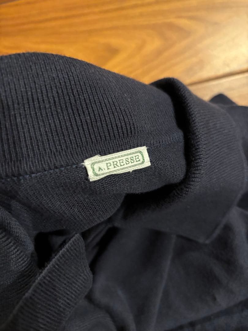 アプレッセ23SSCotton Knit Polo CollarCardigan