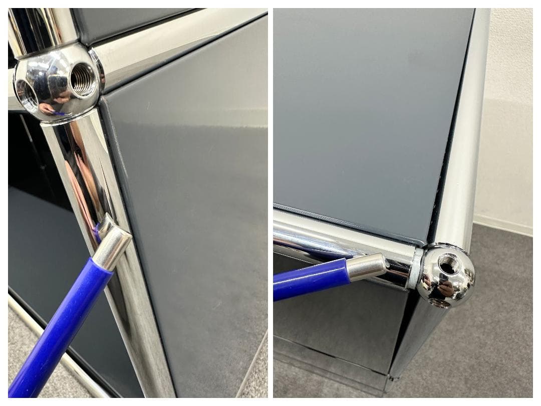 正規品■USMハラー■オープンシェルフ　1列3段　アントラサイト　オフィス