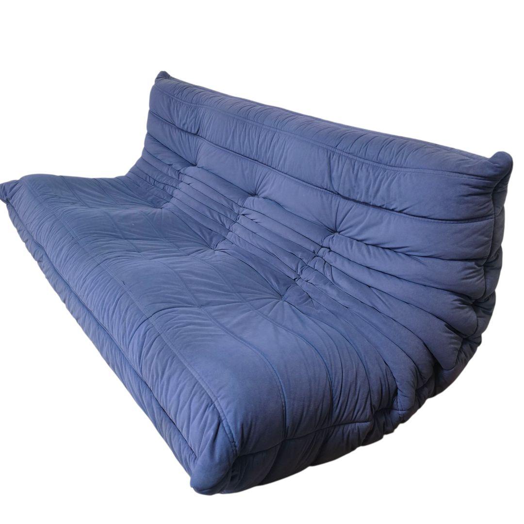 リーン ロゼ/ligne roset3人掛けソファ TOGO トーゴ　ブルー現状