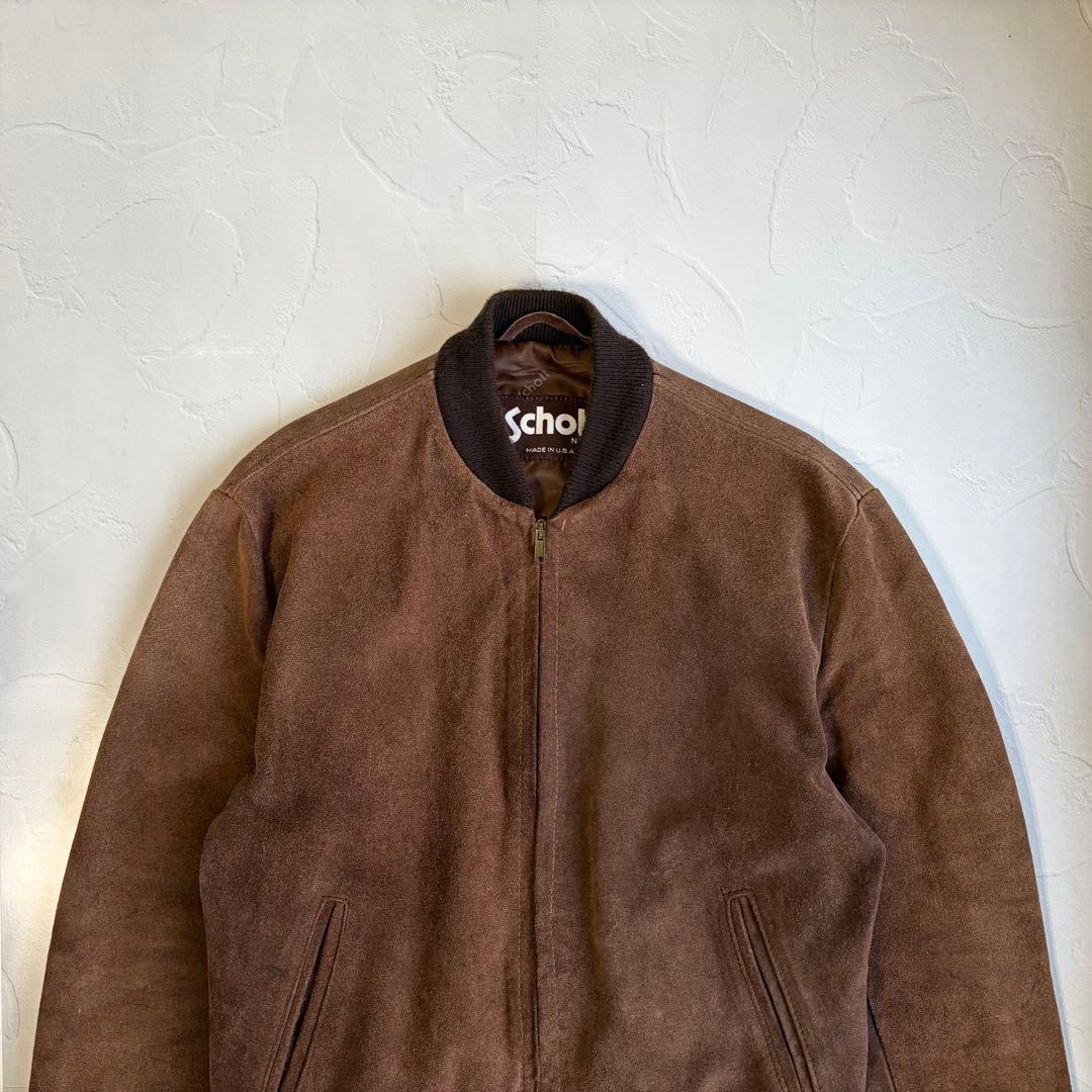 【schott】Suede leather bomber jacket 327