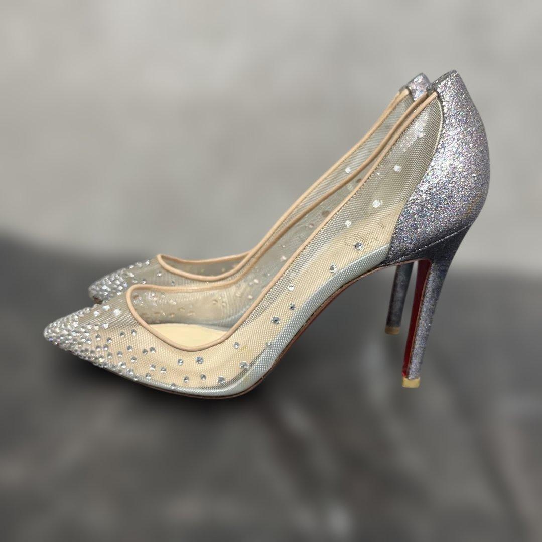 クリスチャンルブタン Follies Strass 100ハイヒール パンプス