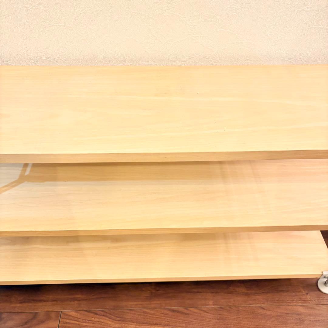 無印良品 スチールユニットシェルフ 木製 ３段