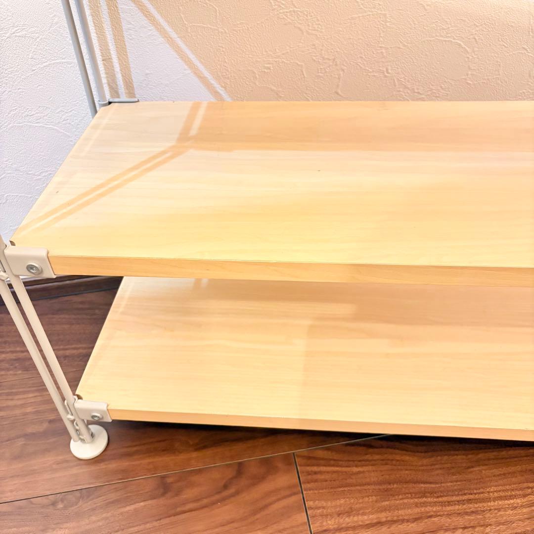 無印良品 スチールユニットシェルフ 木製 ３段