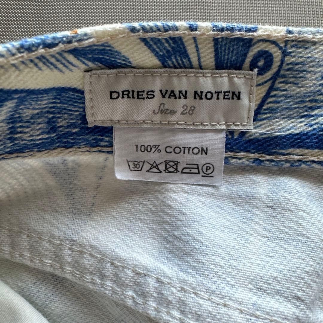 Dries Van Noten 18aw デニム　アウトサイダー柄