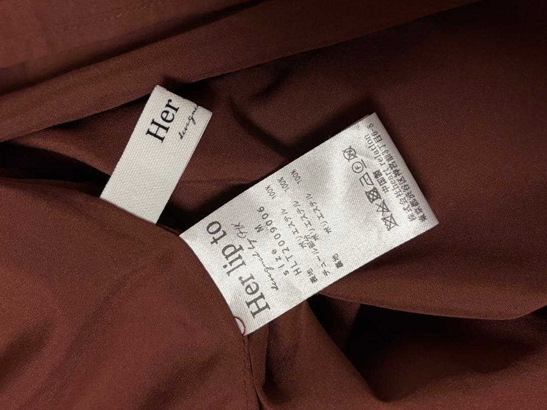 Herlipto チェリーワンピース　rosewood