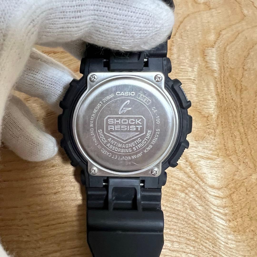 美品 G-SHOCK / ジーショック GA100 1A1JR 国内正規品