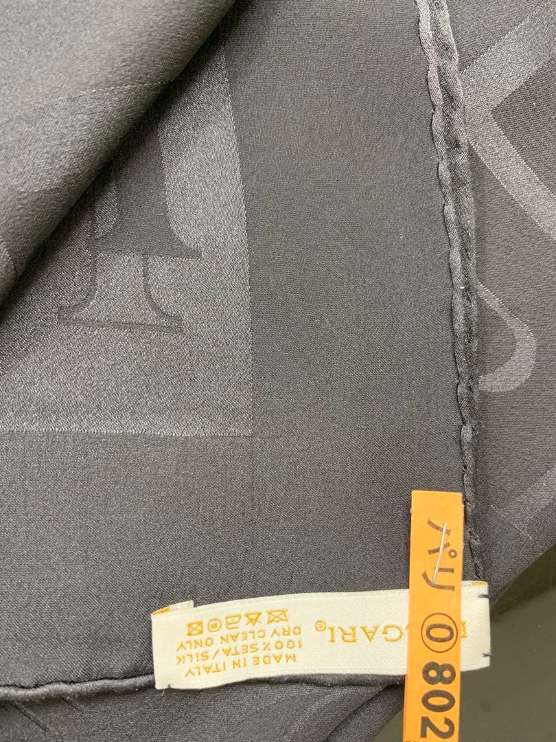unisex　ＢＶＬＧＡＲＩストール　ブラック