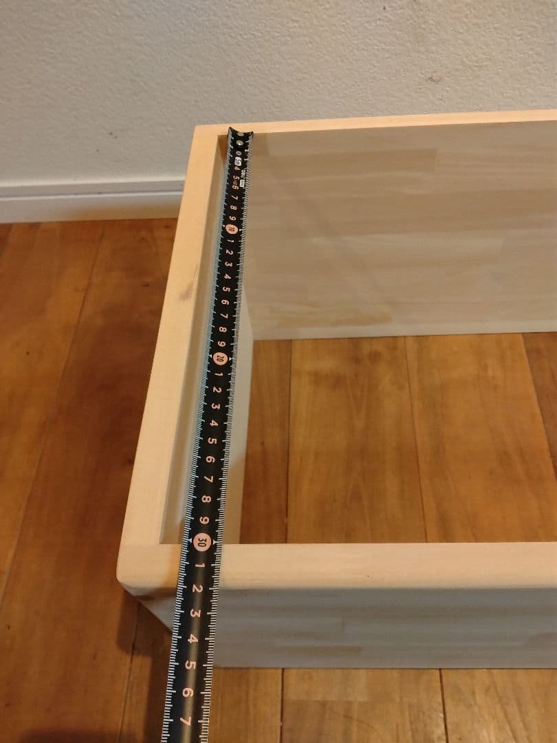 木製　ハンドメイド　オーダー　ロの字　シェルフ　棚　ラック　テレビ台