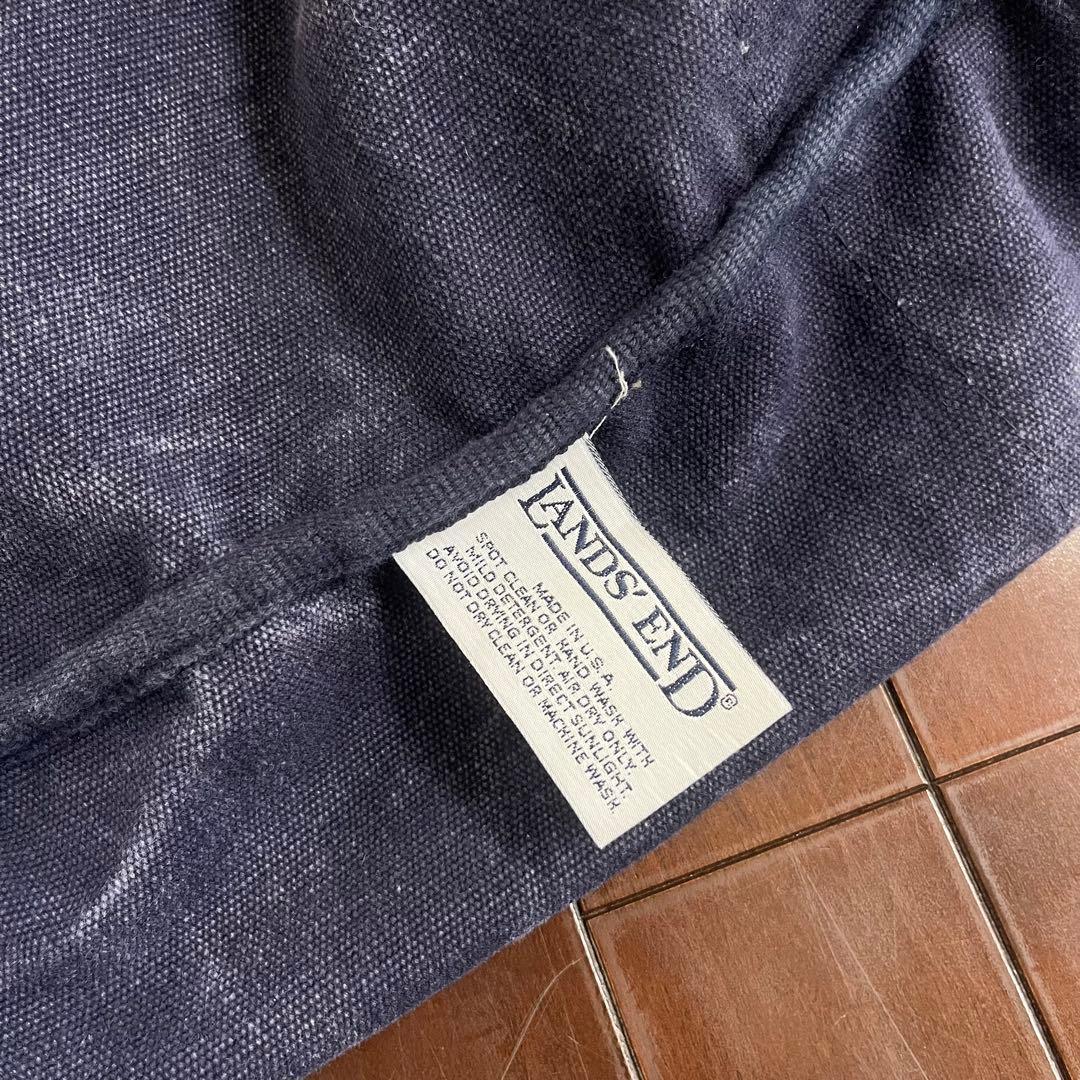 80s 90s USA製 ランズエンド デラックストート ビーントート フェード