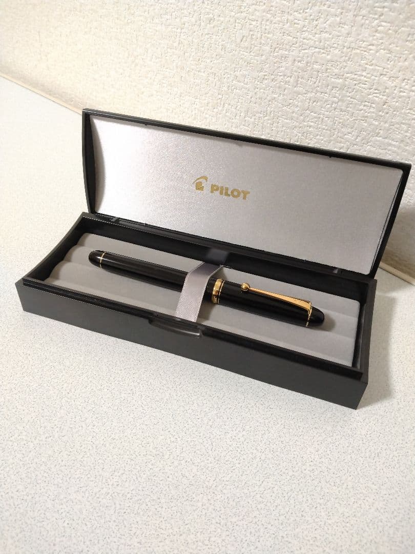 【未使用】PIROT パイロット 万年筆 カスタム74 ブラックSM